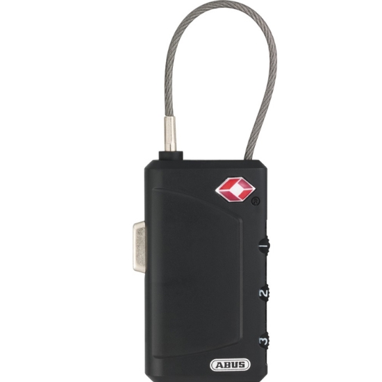 Hänglås 148TSA/30 M/WIRE ABUS Svart BF