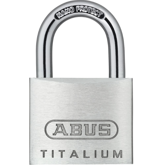 Hänglås 64TI/35 ABUS Nano Härdad.B.alu.titanium BF