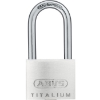 Hänglås 64TI/20 TWINS ABUS Nano Härdad.B.alu.titanium BF