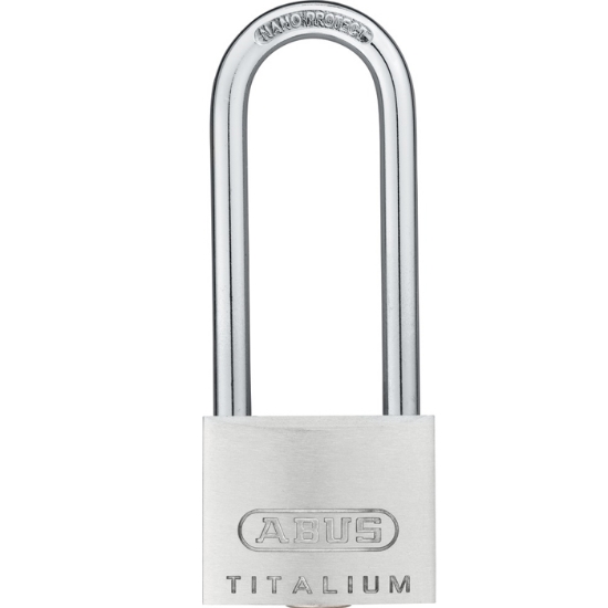 Hänglås 64TI/20 IP ABUS Nano Härdad.B.alu.titanium
