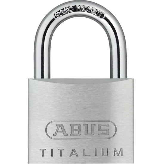 Hänglås 64TI/50 IP ABUS Nano Härdad.B.alu.titanium