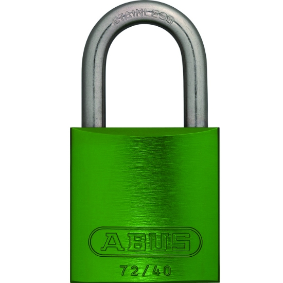 Hänglås 72IB/40 IP ABUS alu.Grön