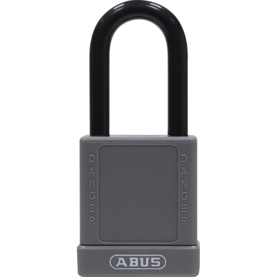 Hänglås 74/40 lockout Isolerad bygel, M/1 nkl. ABUS Grå