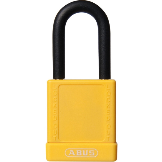 Hänglås 74/40 lockout Isolerad bygel, M/1 nkl. ABUS Gul