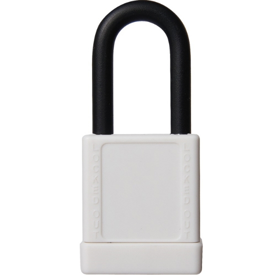 Hänglås 74/40 lockout Isolerad bygel, M/1 nkl. ABUS Vit