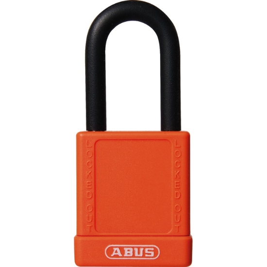 Hänglås 74/40 lockout Isolerad bygel, M/1 nkl. ABUS Orange