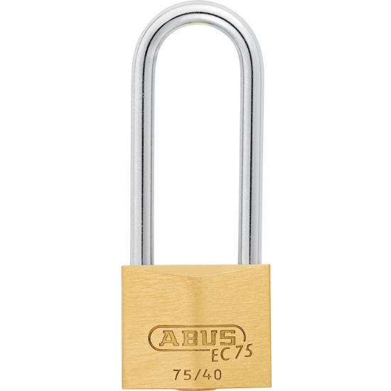 Hänglås 75/40HB63EC IP ABUS Härdad.B.mässing.