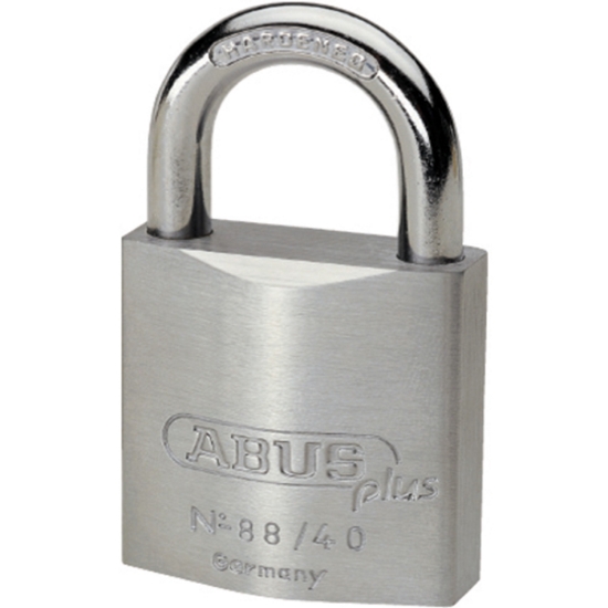 Hänglås 88/40 ABUS FG.1 Härdad.B. mässing.krom BF