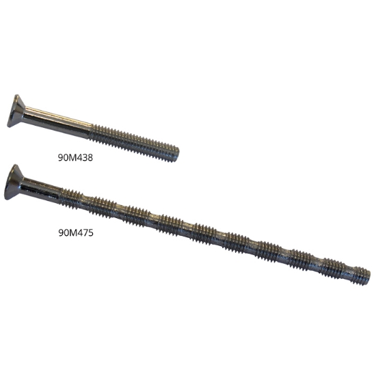 Vredskruv M4x75mm BM500 serien m/midjaTX-10 förnicklad