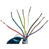 Kabel 8-ledare LSZH (8x0,22) skärmad halogenfri à 100m vit