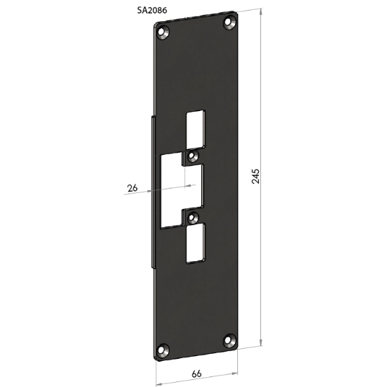 Stolpe SA86 för Sapa 2086 RFR 