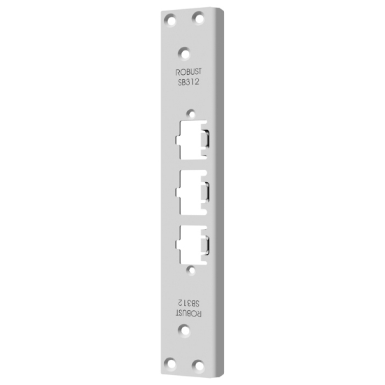 Vinklat mekaniskt slutbleck SB312, plösmått 12 mm, lika yttermått T30-xx