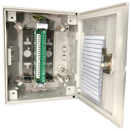 Grenssnittbox 30PS2 m/1 st LSA/SKRU splint S2 