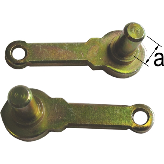 DENI VARIO - Låsstångsadapter för utanpåliggande montage, 16mm.