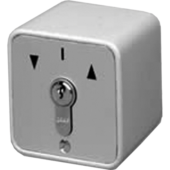 Nyckelbrytare S-APZ 1-2R/2 AV/PÅ/0 (NO) utanpåligande. GEBA Silver