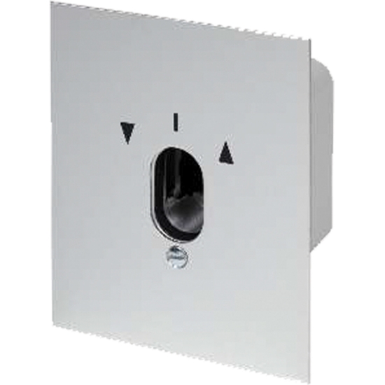 Nyckelbrytare S-EO 1-2T/R/2, tvåvägs impuls. F/ovalcylinder. Infälld GEBA Silver