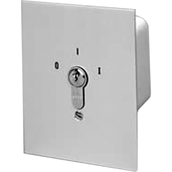 Nyckelbrytare S-EPZ 1-1R AV/PÅ (NO) Infälld GEBA Silver