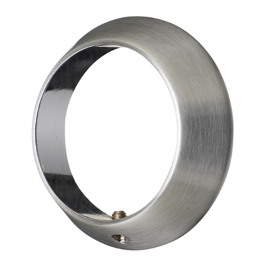 Cylinderring rund 18 mm mattkrom