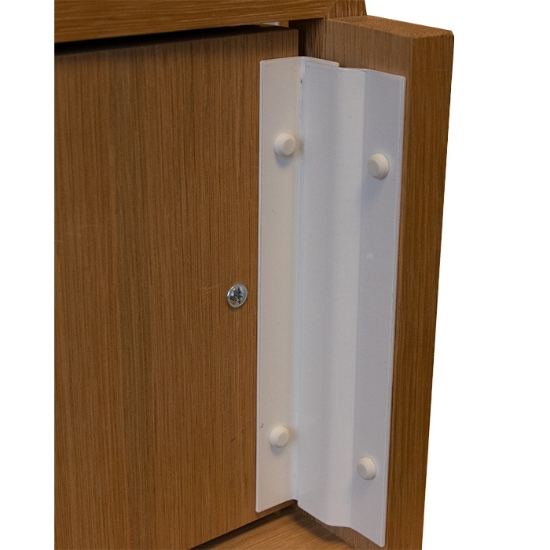 Dubbelprofil 211-4 IN inåtgående vit