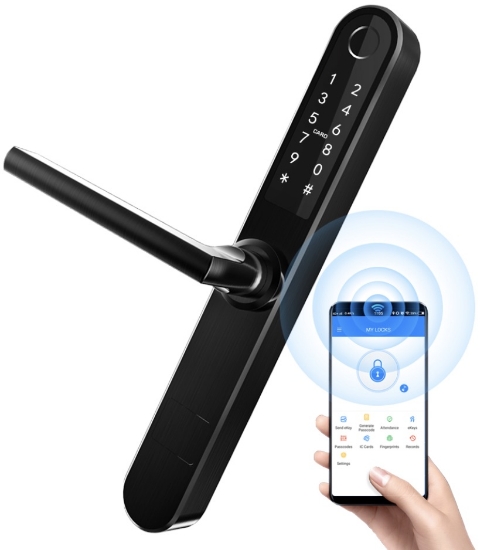 Kodlås BG2000 Smart Lock Svart 