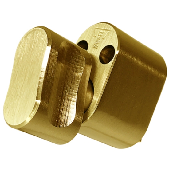 Vredcylinder oval 2242F/32 återfjädrande mässing