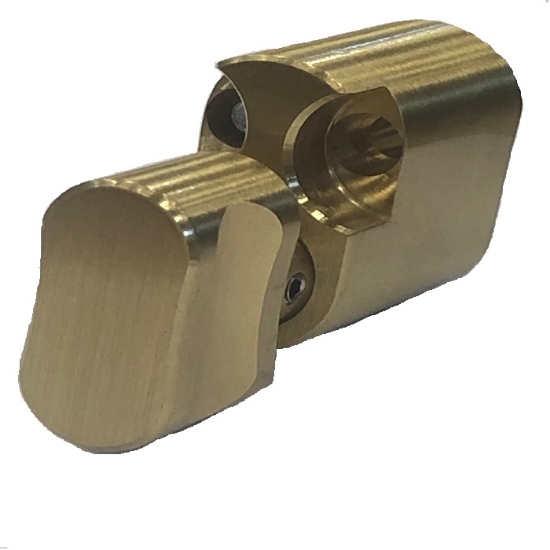 Vredcylinder rokoko 2249 F/32 återfjädrande mässing