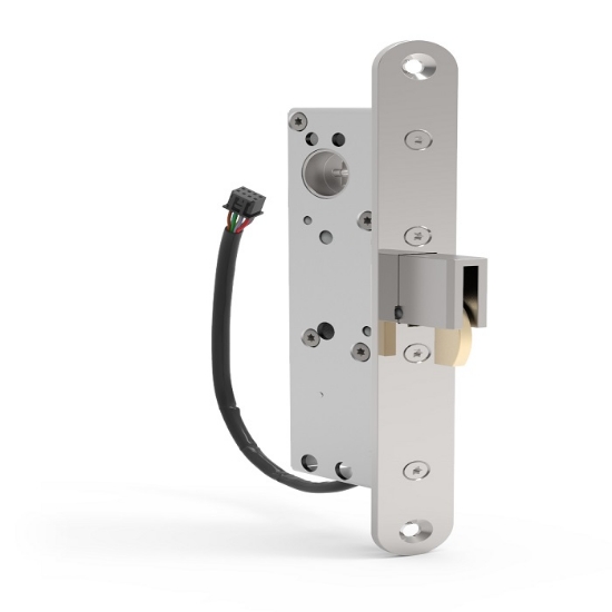 Motorlås 5328 smalprofillås 28mm dorndjup, Standard 