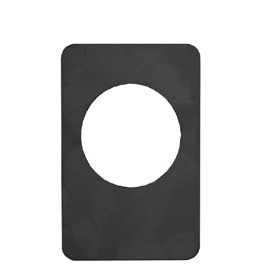 Täckplåt 60x90 mm 1 hål 2st BF