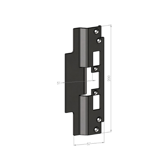 Stolpe SA90 för Schuco ADS 90 SI rostfri 