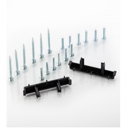 Ändstycke och skruvar till monteringsplatta för FD20