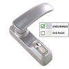 Utrymningsbeslag - ISEO 4000 - Utvändigt trycke med lås för ISEO produkter. Endur4nce finish.