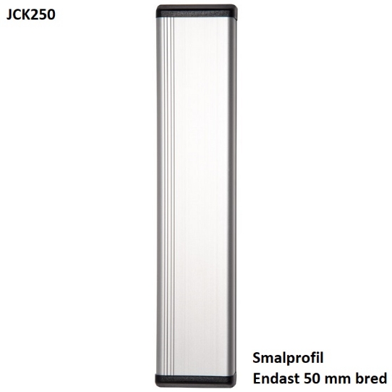 Armbågskontakt - JCK250, 245mm, Smalprofil, Alu, IP67