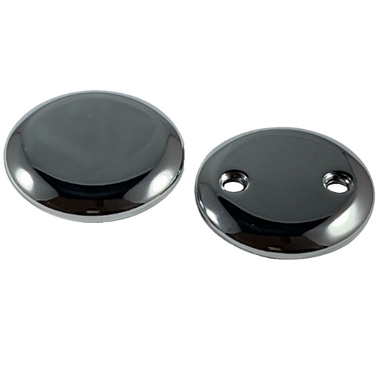 Täckskylt 5566-6mm m/M5X90mm skruv krom.