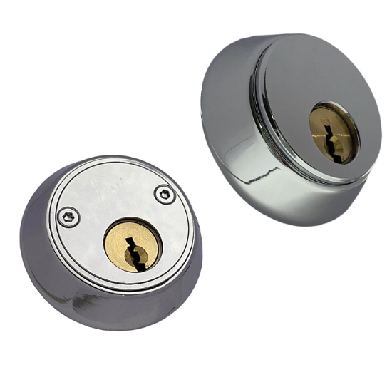 Cylinder 2268CS m/4 nycklar m/13mm 371 ring klass 5 krom