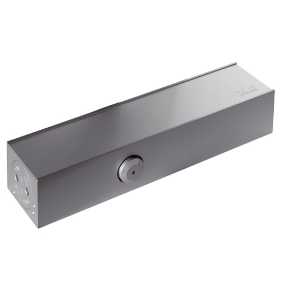 Dörrstängare TS83 EN 3-6 BC/DC silver, tidsfördröjning, utan arm