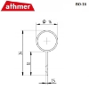Athmer BO-16. L=1750mm, Ø=16mm, P=Silver (C-0)