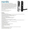 Nordic - BG3000, svart inkl. låshus 510