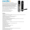 Nordic+ - BG4000, svart inkl ASSA 2500/1487-2