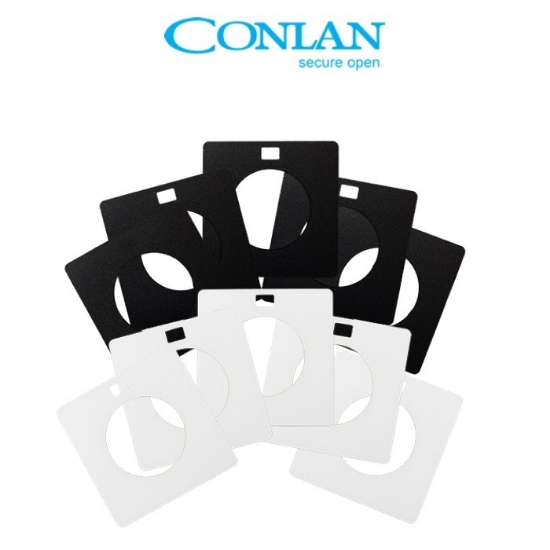 Front ettiketter för Wave XS, Vit, 5-pack