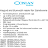 CB1000LE, Stand Alone, Kortläsare med knappsats, Classic, Bluetooth, Svart, inkl. controller