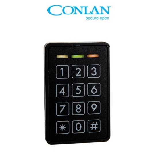 CM1000, Stand Alone, Kortläsare med knappsats, Mykey, Mifare, Svart