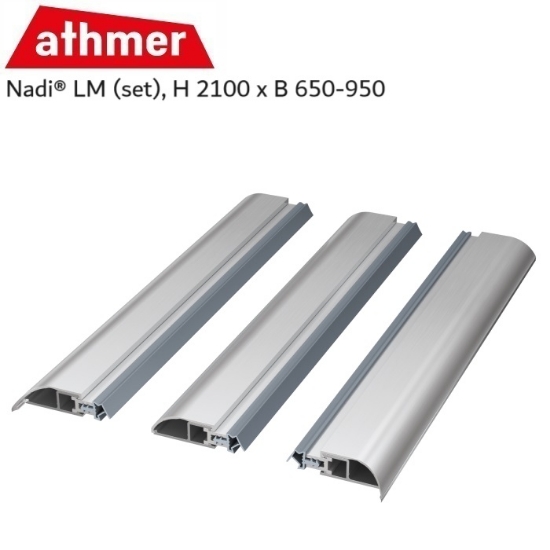 Athmer Nadi® LM (set), H 2100 x B 650-950, P=Sliver (C-0)