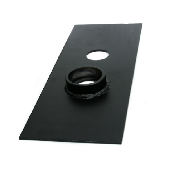 Låsplåt branddörr VP35000 svetsbar förstärkningsbehör stål svart