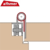 Athmer BD-20. L=1950mm, Ø=20mm, P=Silver (C-0)