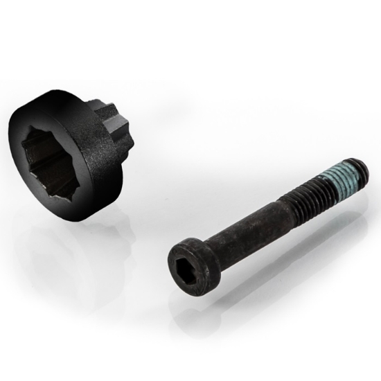 Axelförlängare 12mm för FD10/FD20 med RG/RS armar, ED coating