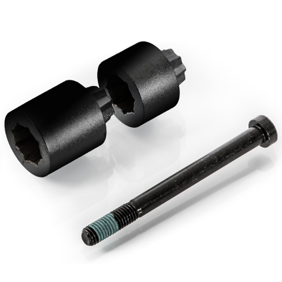 Axelförlängare 50mm för FD10/FD20 med RG/RS armar, ED coating