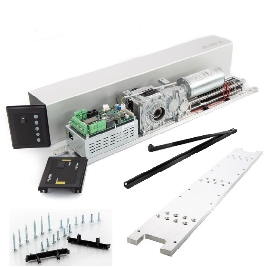 Bild på Gilgen FD20 paket m. mont.pl. med svart glidskena