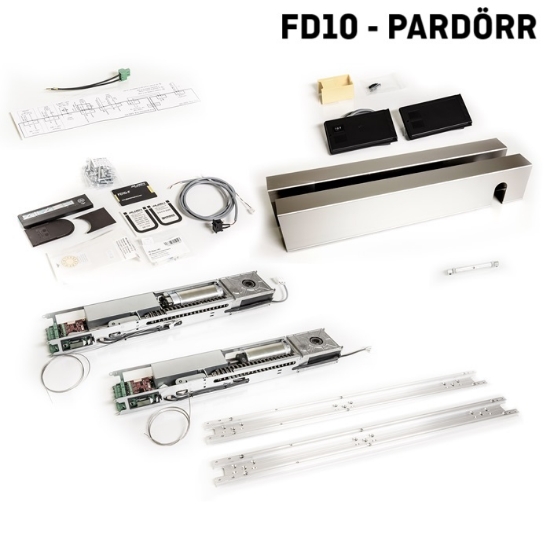 Bild på Gilgen FD10 Set för pardörr (2st FD10 + ISR)